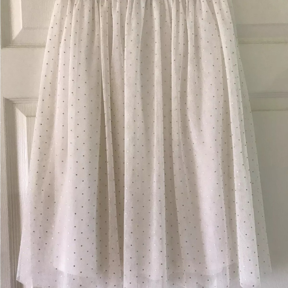 🩰✨ $60 Speechless Girls Cream Tulle Midi Skirt XL 13-14 Youth 25” Long EUC - Picture 5 of 13
